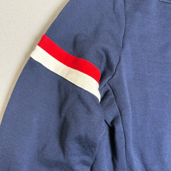 Polo Ralph Lauren Golf NAVY BLUE Blue BIG PONY 1/2 HALF ZIP SWEATER XL READ - Picture 5 of 8